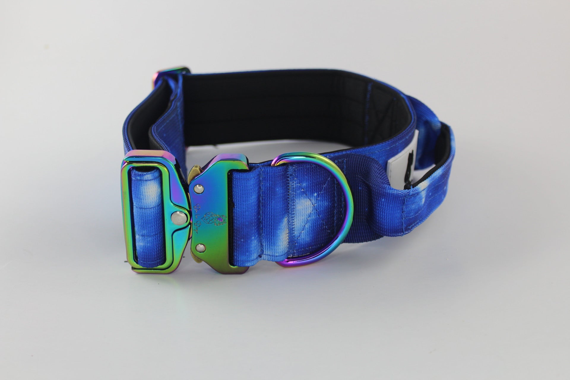 Defence Dog Collar - Iridescent - Midnight Blues