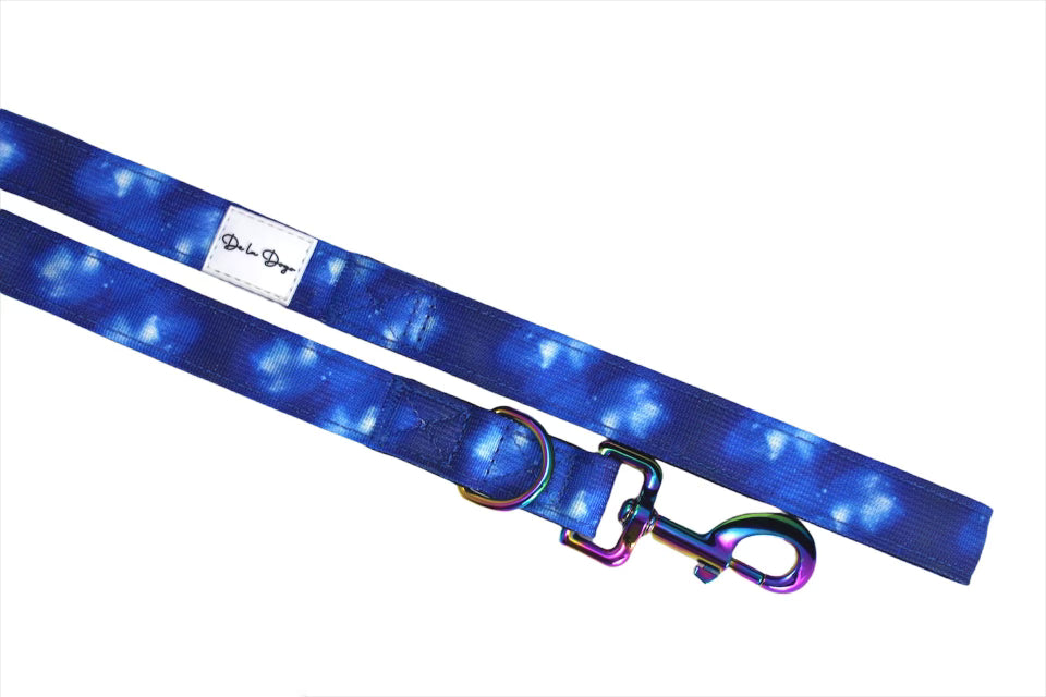 Defence Dog Leash - Iridescent - Midnight Blues