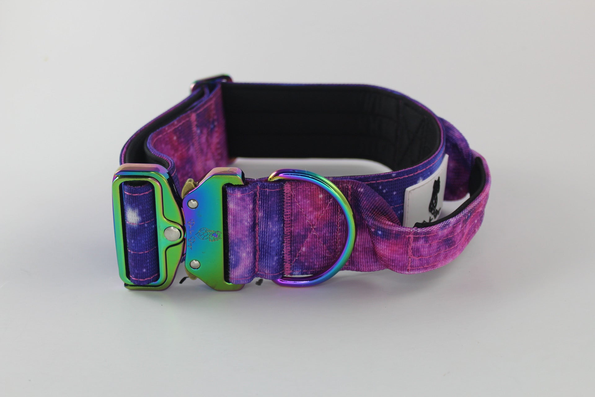 Defence Dog Collar - Iridescent - Ultraviolet Galaxy
