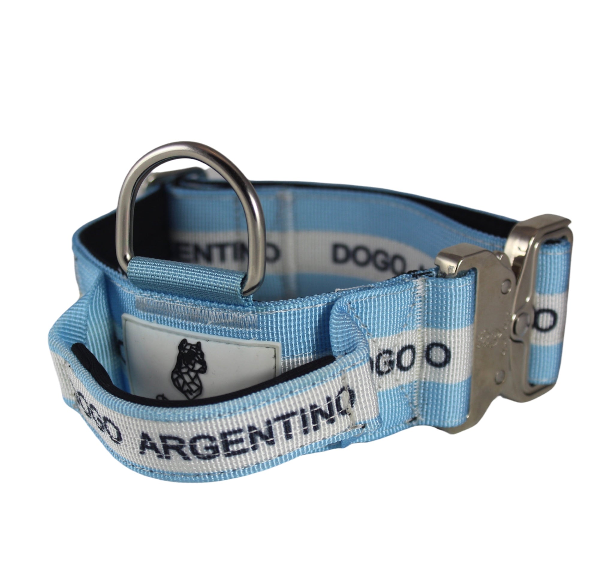 Defence Dog Collar - Chrome - Dogo Argentino